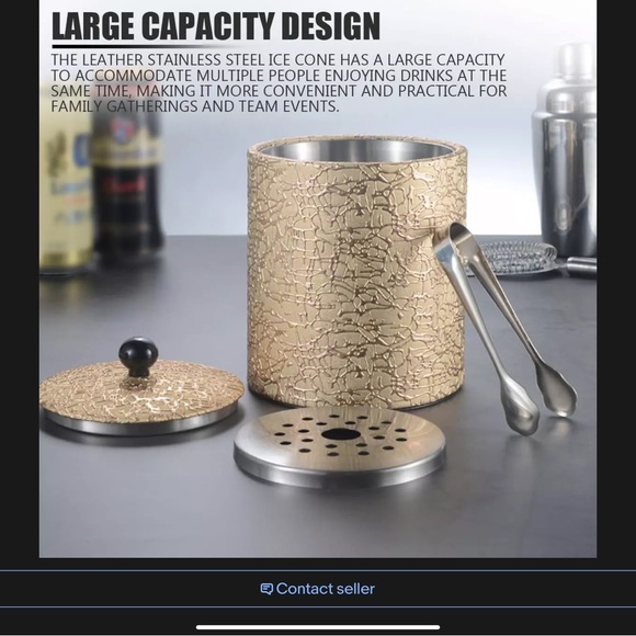 Cool Mid-Mo Style Ice Bucket - Picture 4 of 6